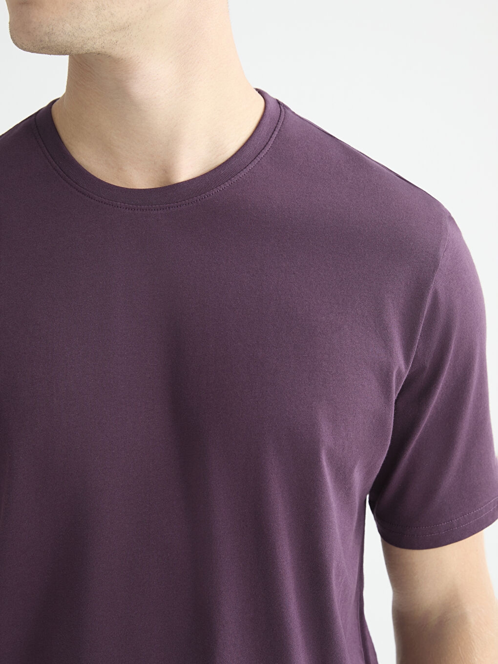 Crew Neck Jersey Men's T-Shirt-2