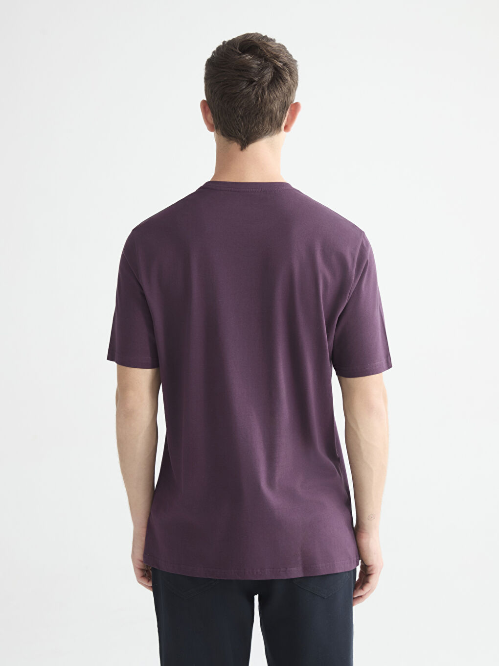 Crew Neck Jersey Men's T-Shirt-3