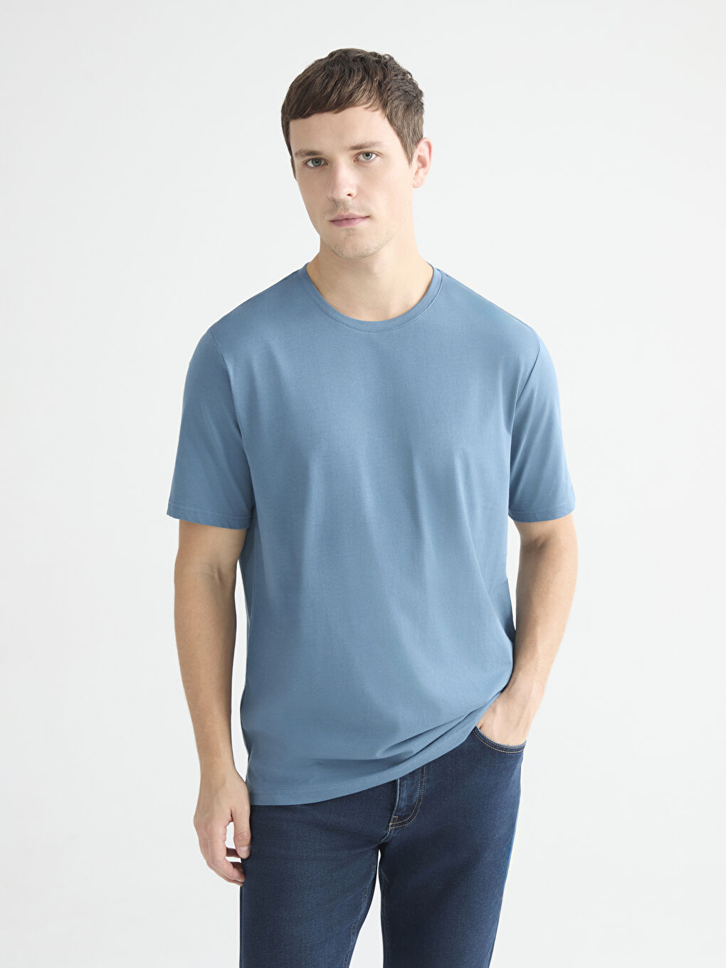 Crew Neck Jersey Men's T-Shirt