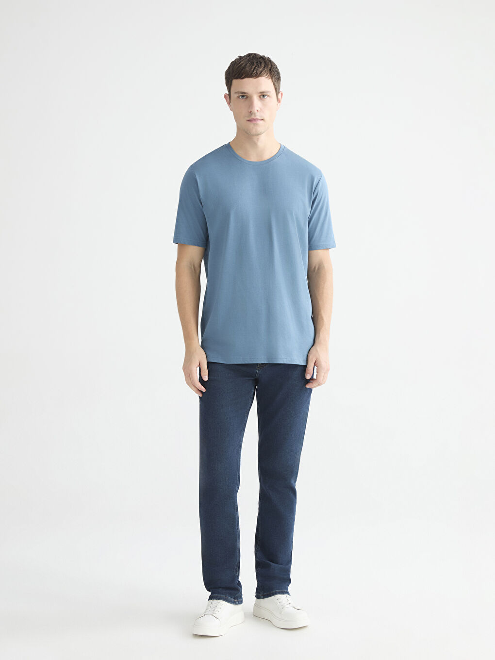 Crew Neck Jersey Men's T-Shirt-1