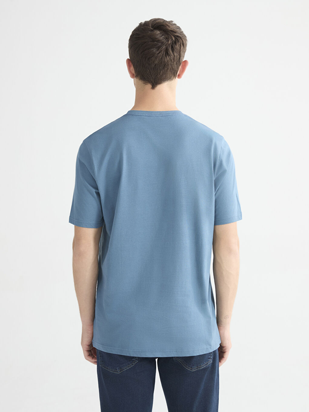 Crew Neck Jersey Men's T-Shirt-3