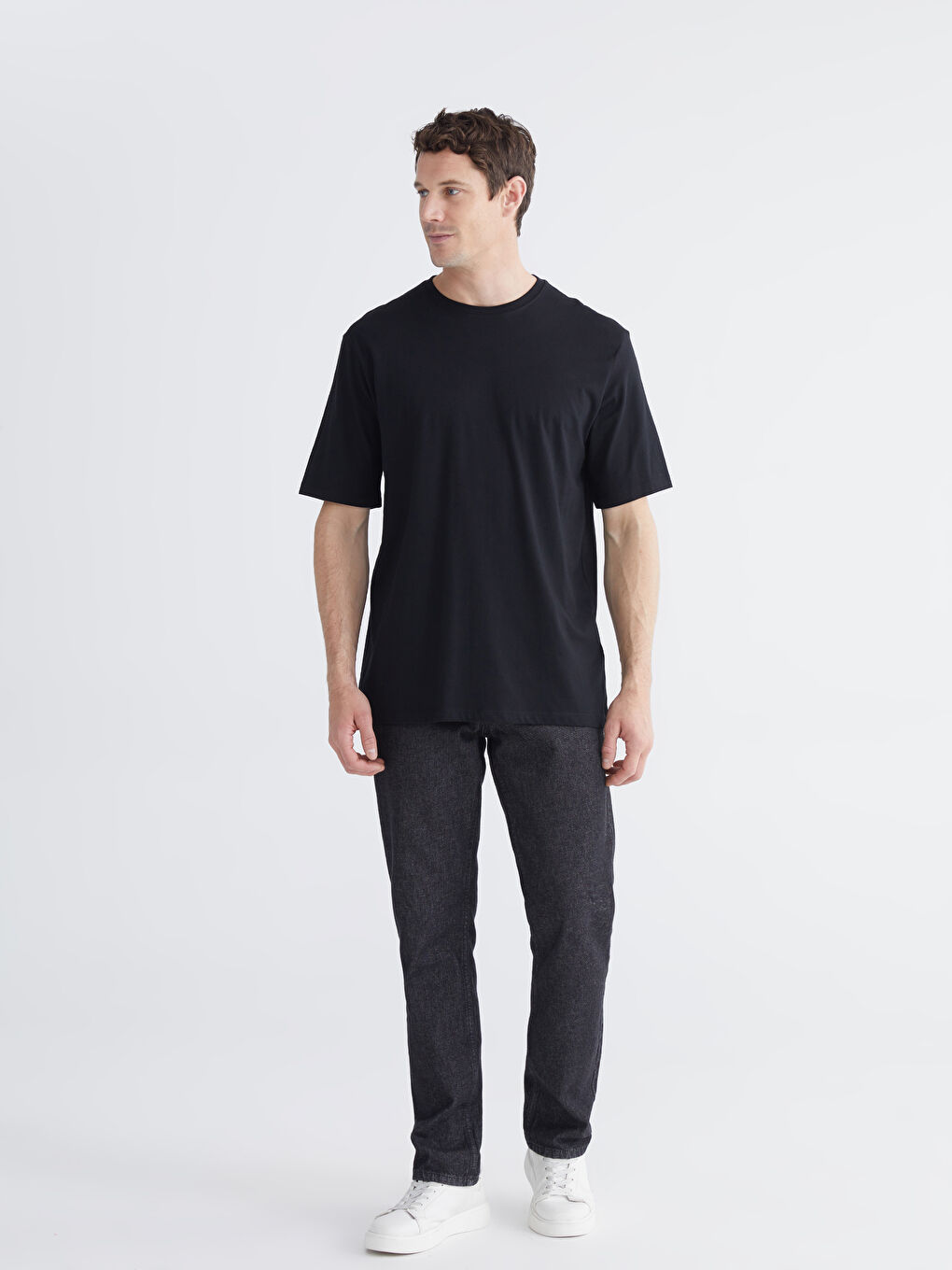 Crew Neck Jersey Men's T-Shirt-1