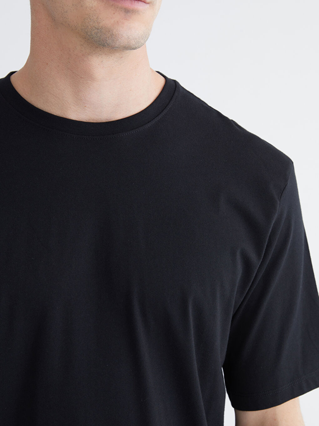 Crew Neck Jersey Men's T-Shirt-2