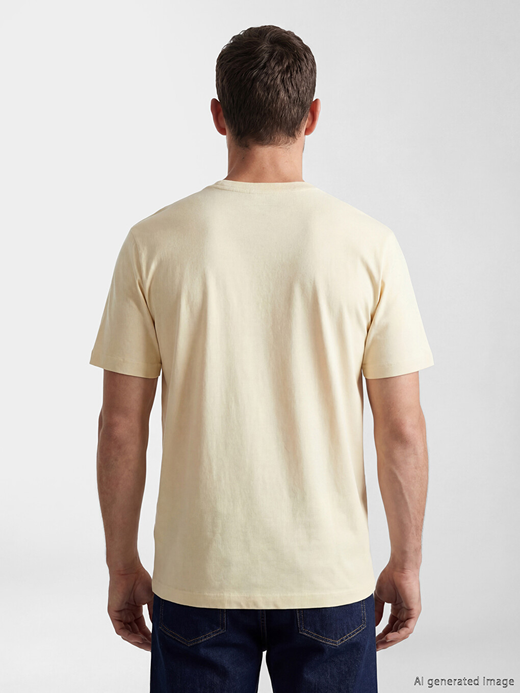 Regular Fit Thin Fabric T-shirt /03-3