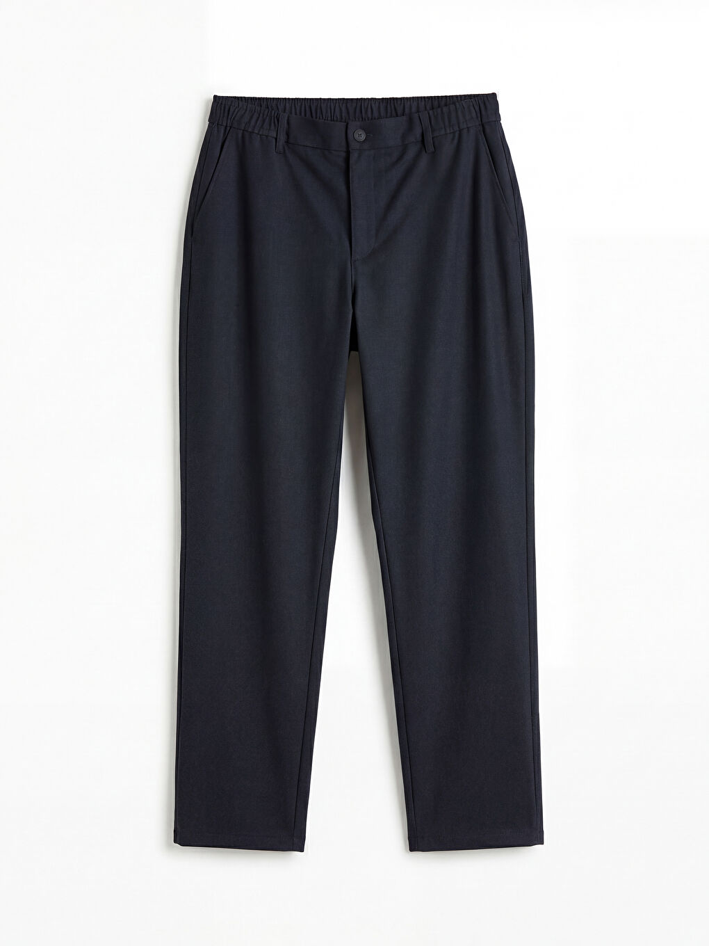 Lacivert Beli Lastikli Regular Fit Erkek Pantolon-4