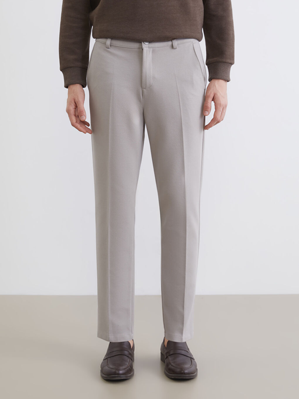 بنطلون رمادي رجل-2