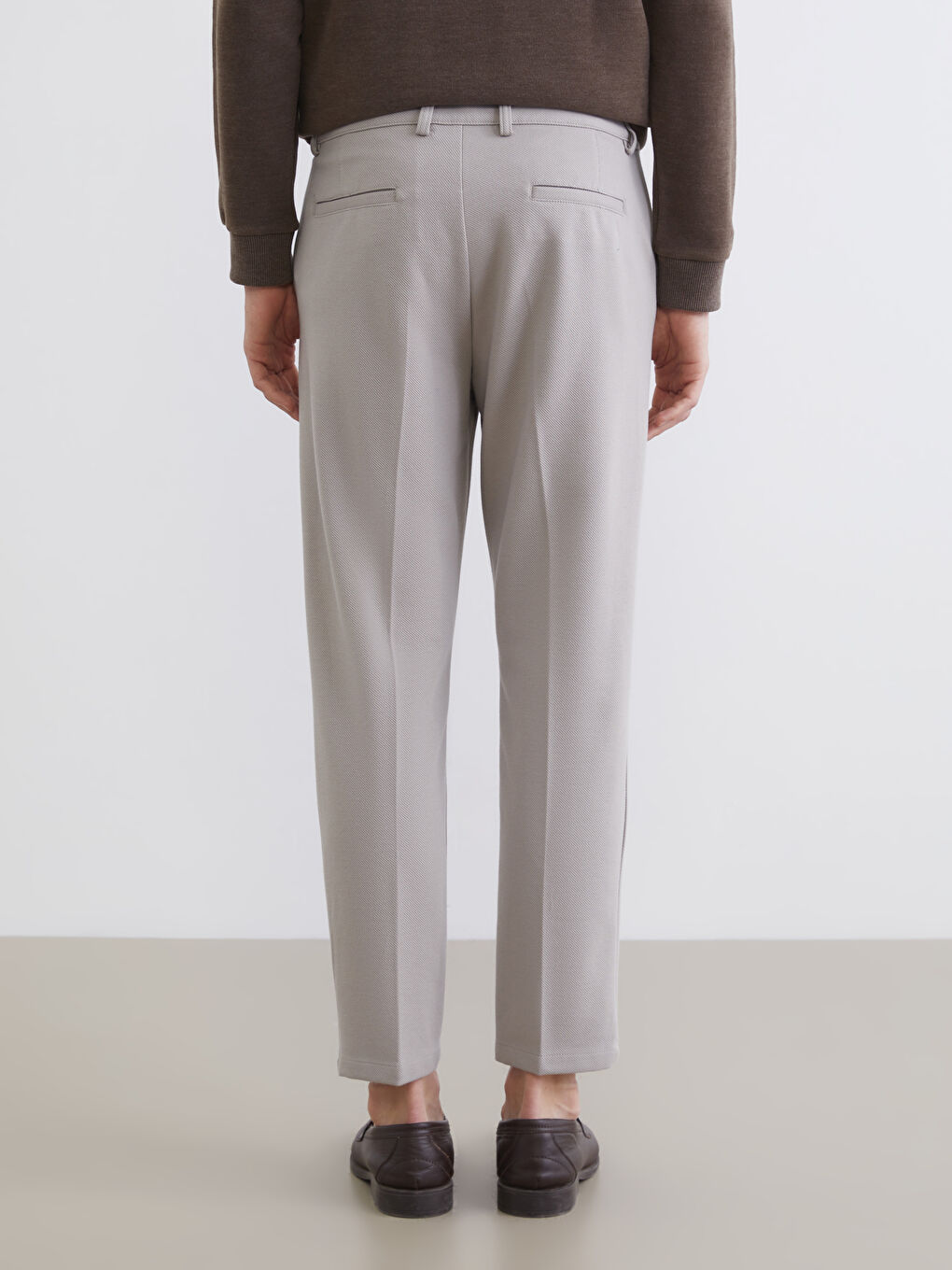 بنطلون رمادي رجل-4