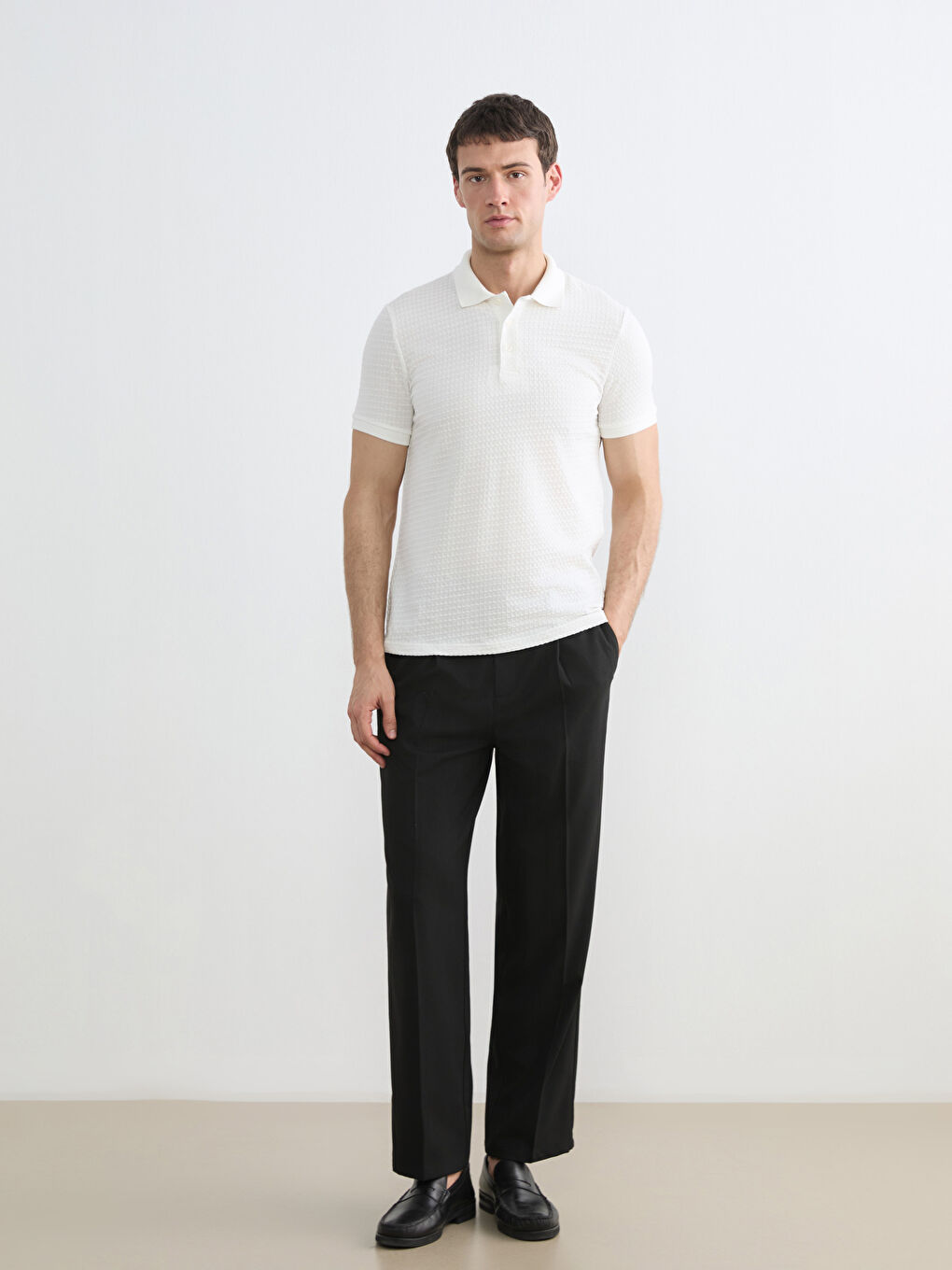 بنطلون أسود رجل