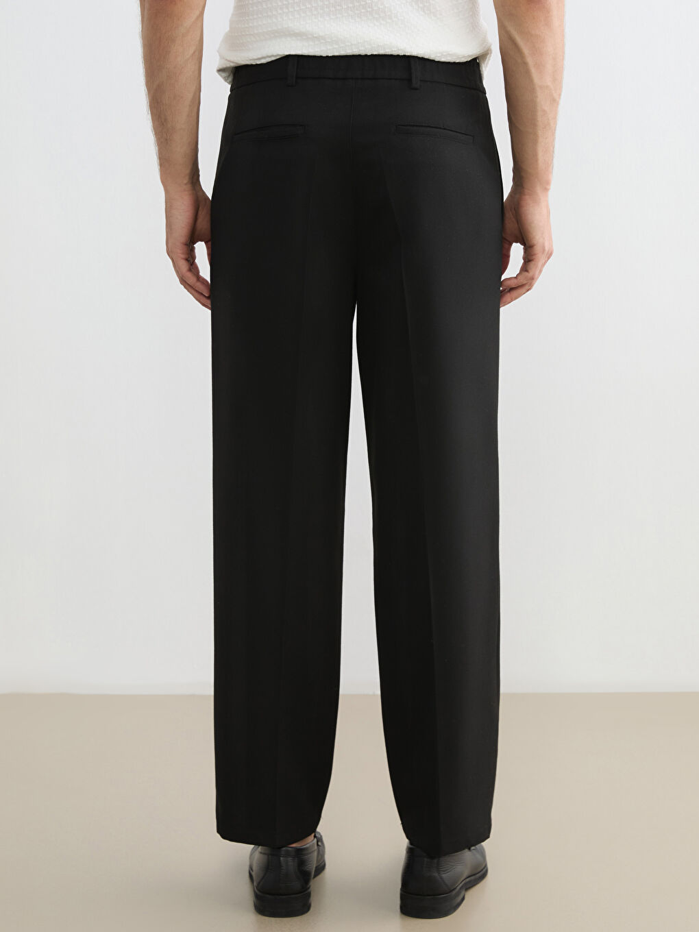 بنطلون أسود رجل-3