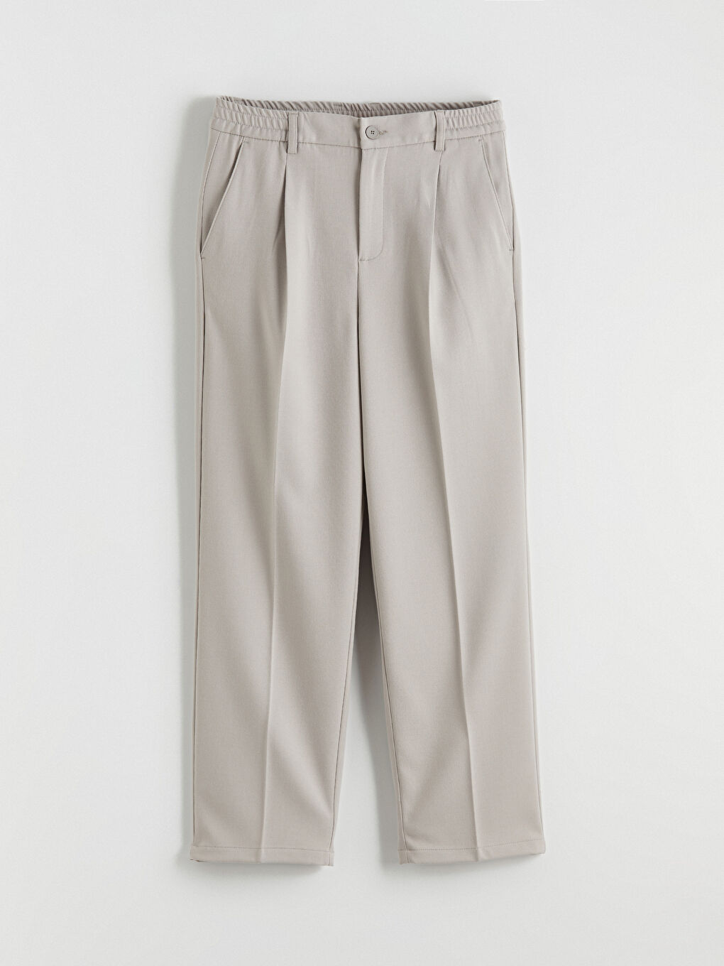 Bej Rahat Kalıp Erkek Pantolon