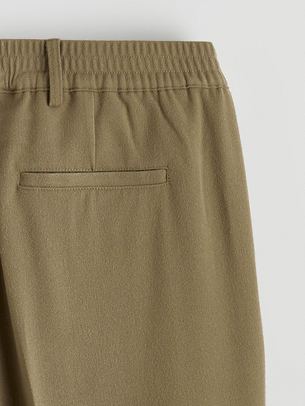 Yeşil Rahat Kalıp Erkek Pantolon-2