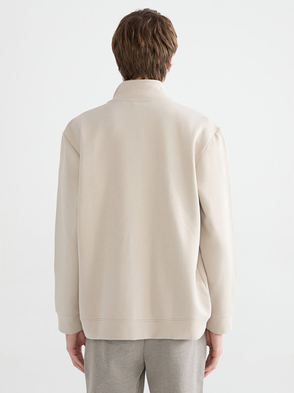 Men's Regular Fit Zip-Up Sweatshirt-3