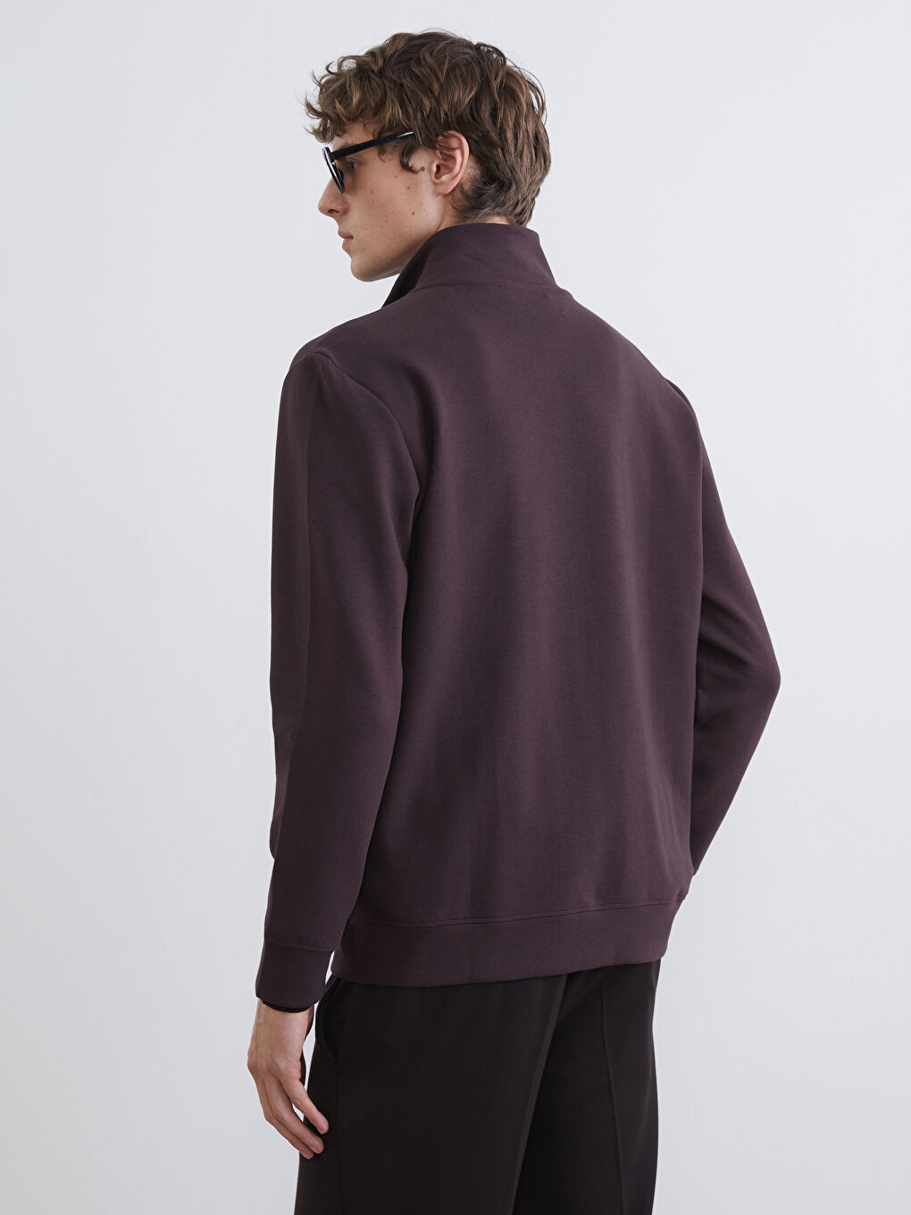 Men's Regular Fit Zip-Up Sweatshirt-3