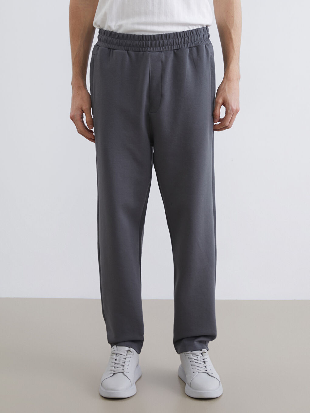 Мъж Сиво Анцуг пантолон-1