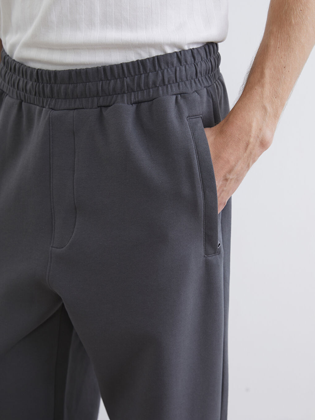 Мъж Сиво Анцуг пантолон-2