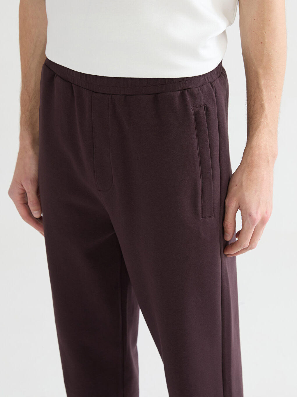 Мъж Тъмно-Виолетово Анцуг пантолон-2