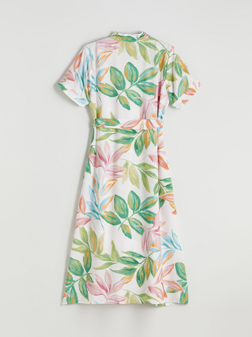 Женщины Разноцветный Платье-рубашка-6