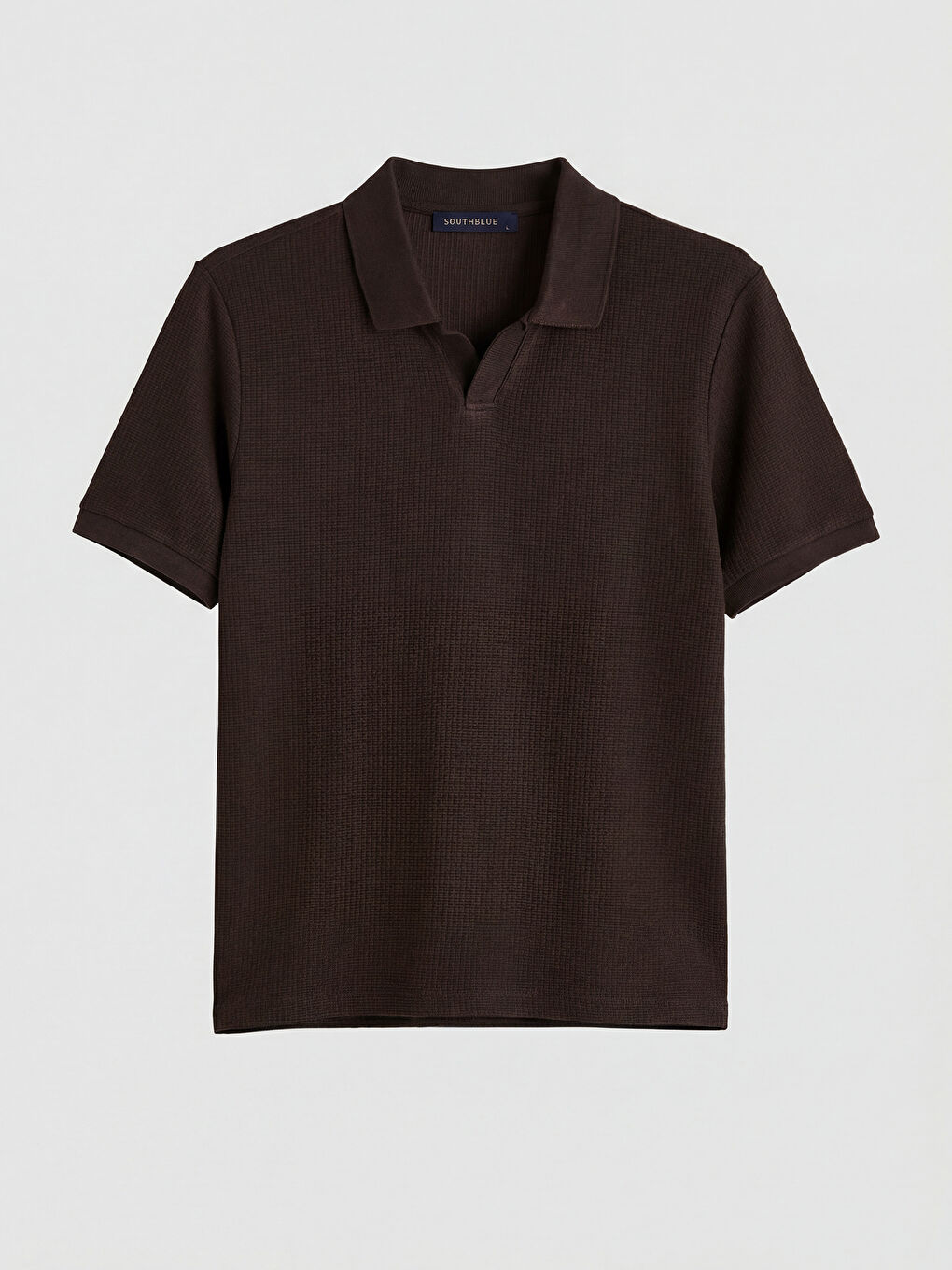 Kahverengi Polo Yaka Erkek Tişört