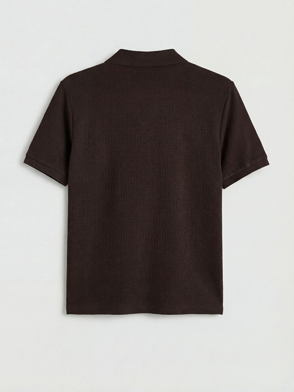Kahverengi Polo Yaka Erkek Tişört-1