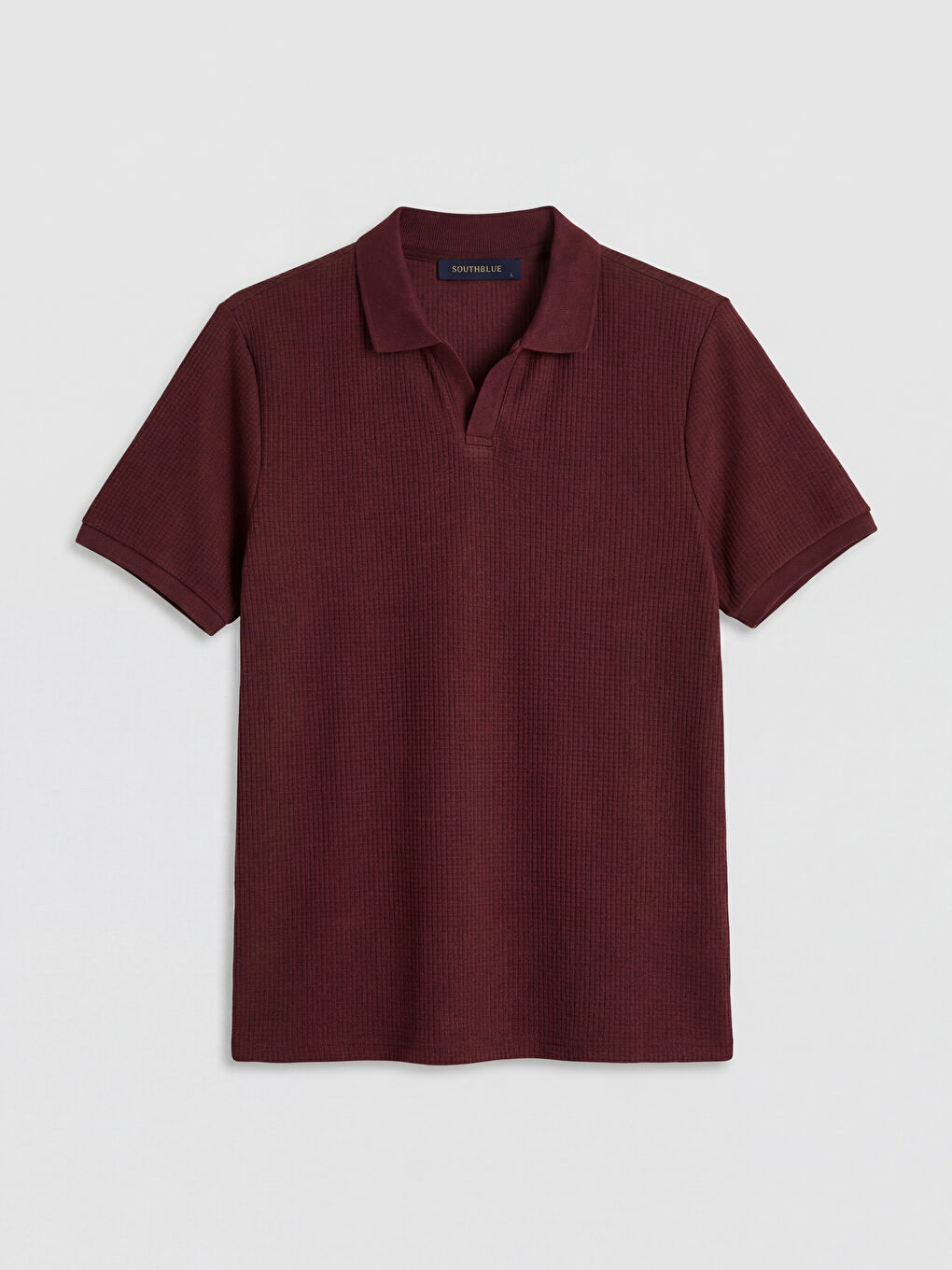 Mürdüm Polo Yaka Erkek Tişört