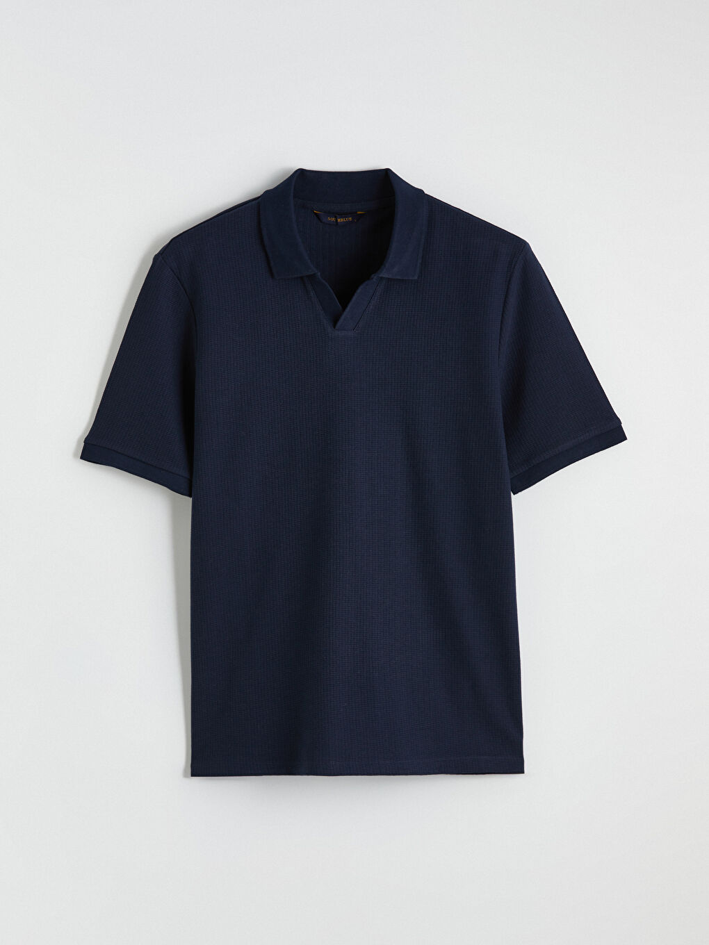 Lacivert Polo Yaka Erkek Tişört-4