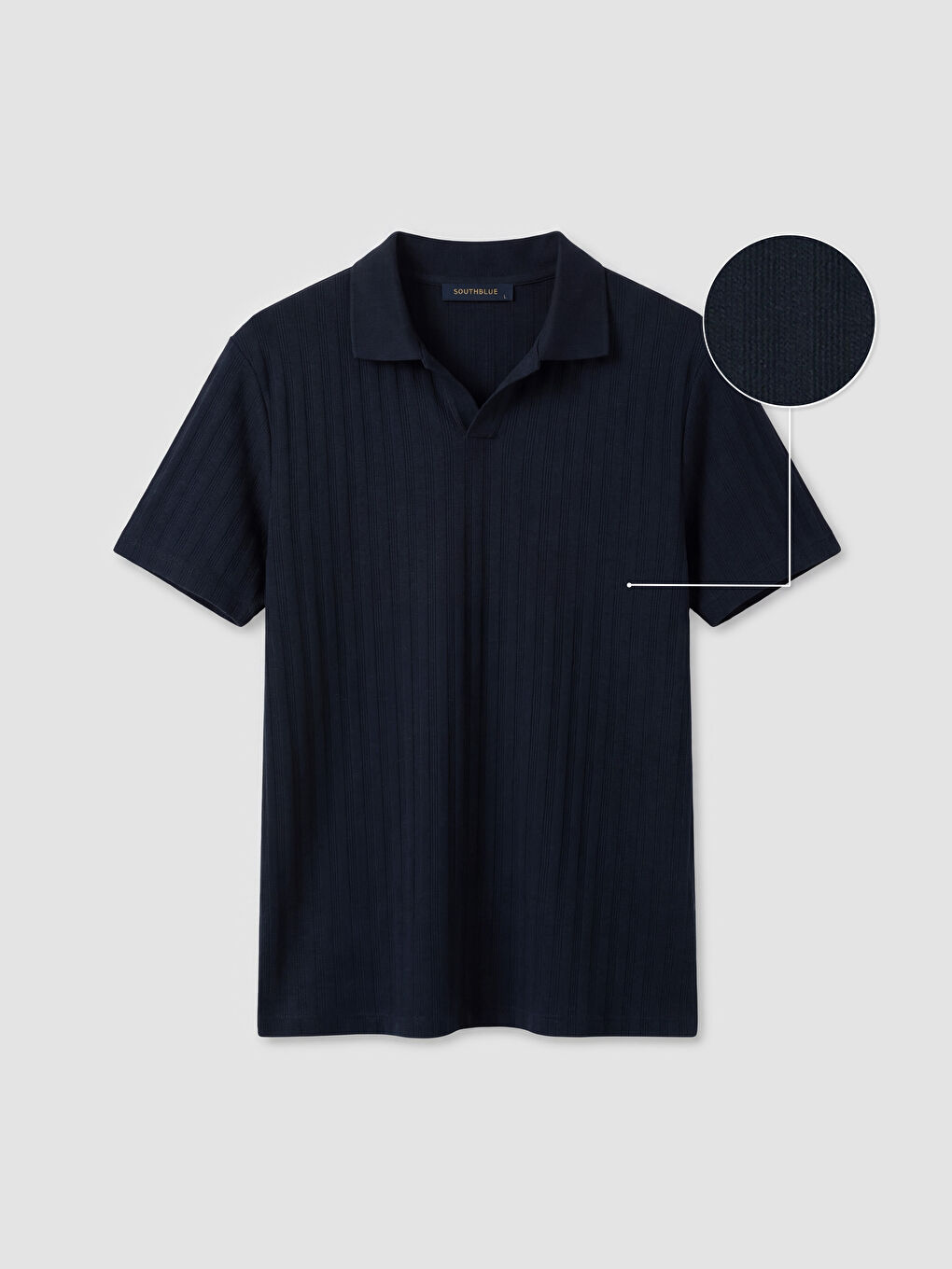 Lacivert Polo Yaka Erkek Tişört