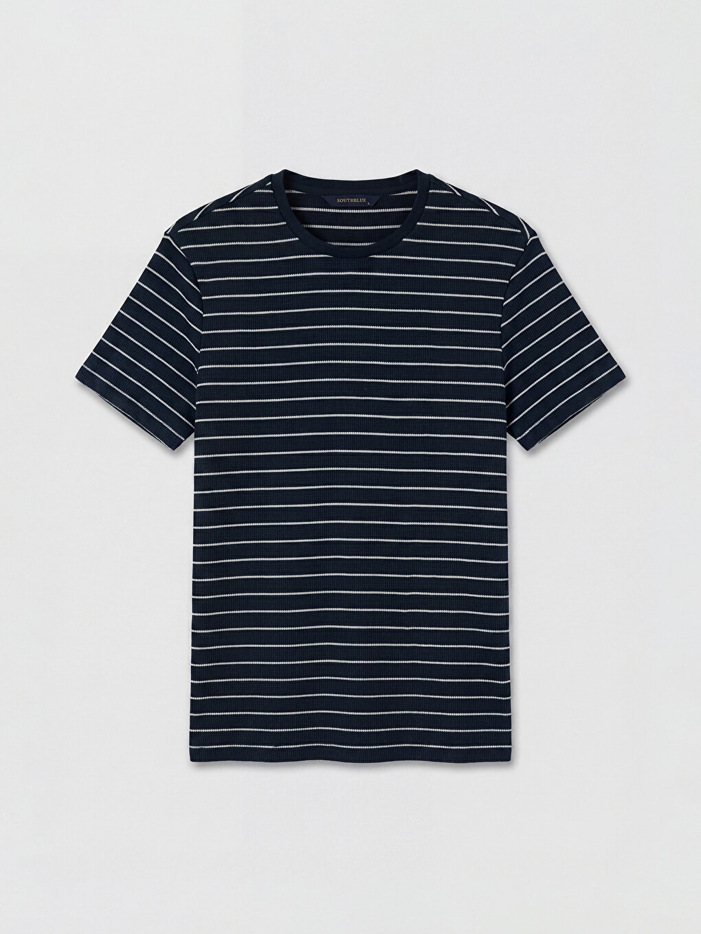 Crew Neck Striped Men's T-Shirt-4