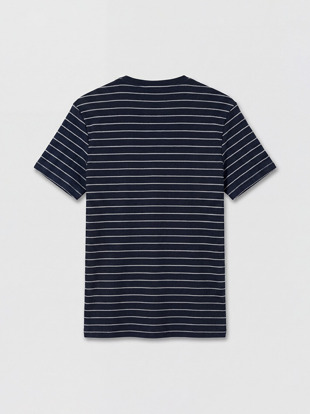 Crew Neck Striped Men's T-Shirt-5