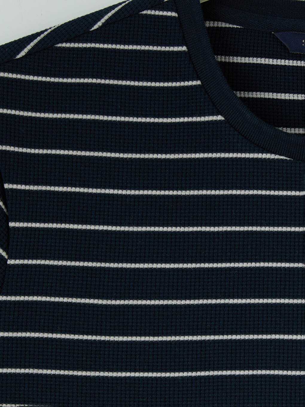 Crew Neck Striped Men's T-Shirt-6
