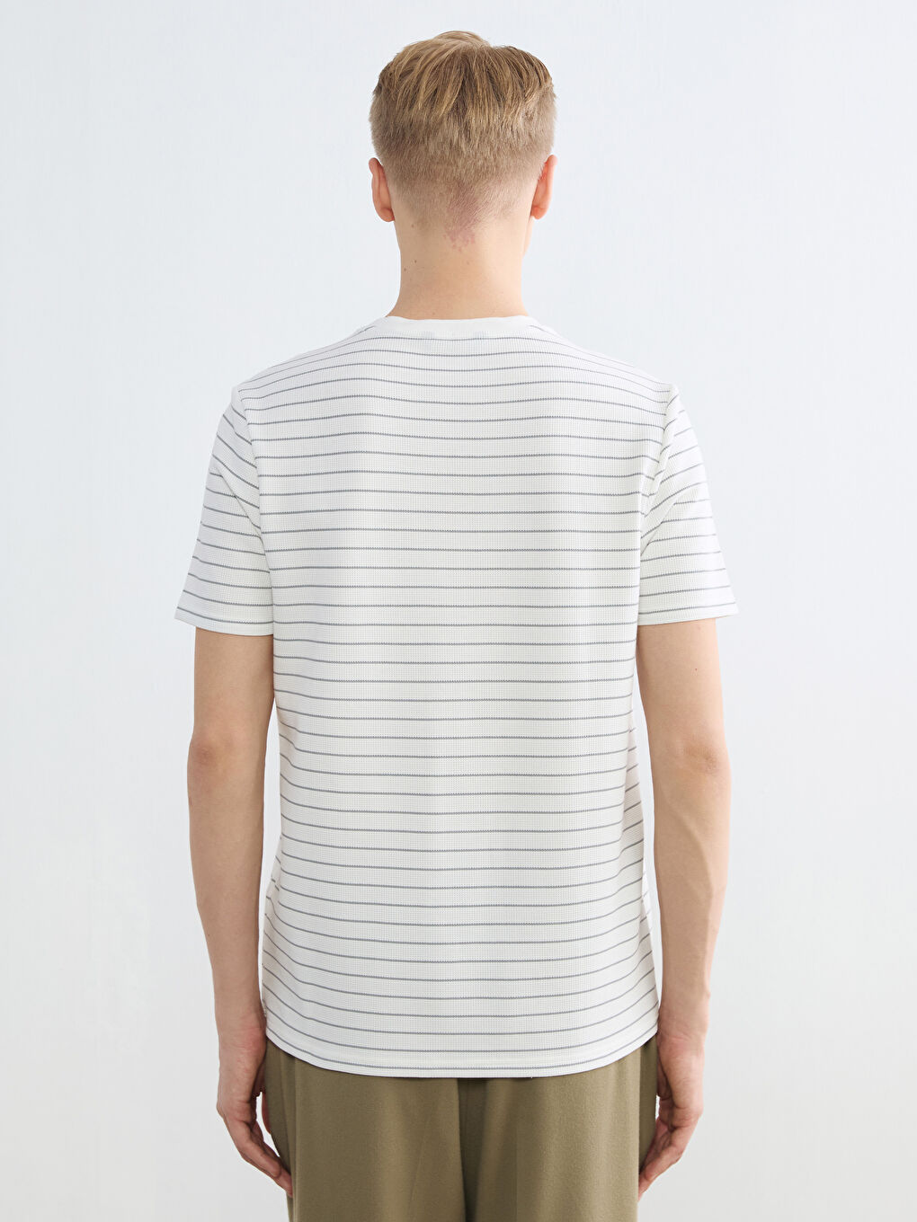 Men's Striped Crewneck T-Shirt-3