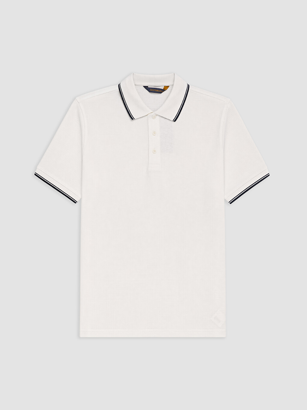 Polo Collar Waffle Men's T-shirt-4