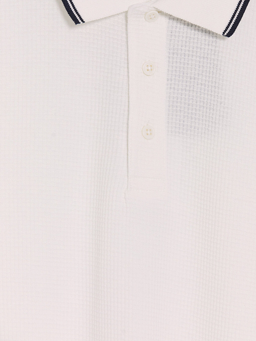 Polo Collar Waffle Men's T-shirt-6