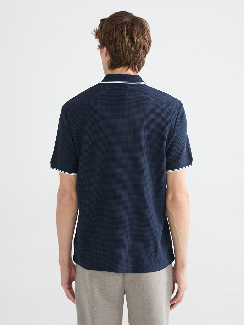 تیشێرت شینی تۆخ پیاو-3