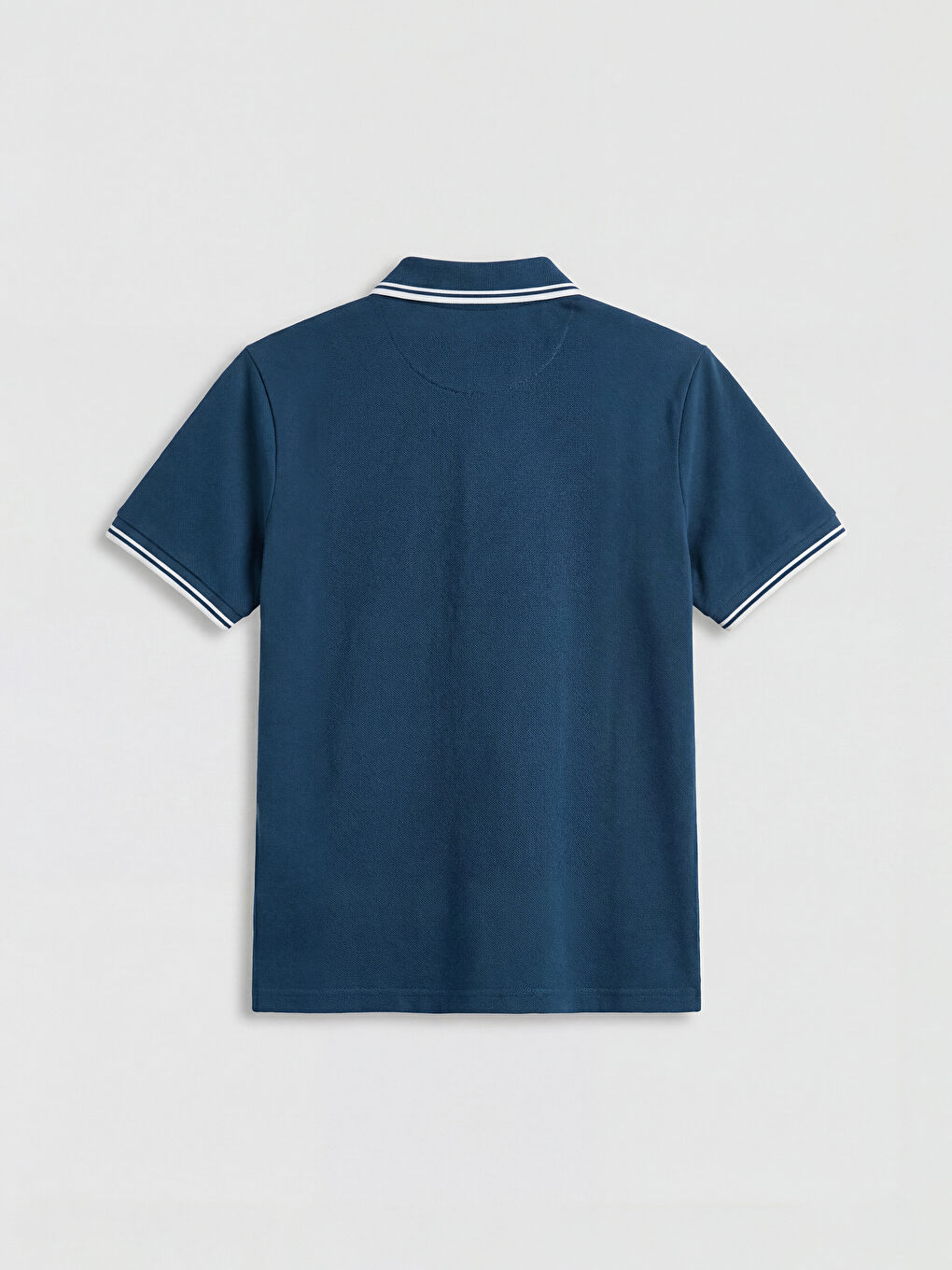 T-shirt en piqué à col polo pour homme-5