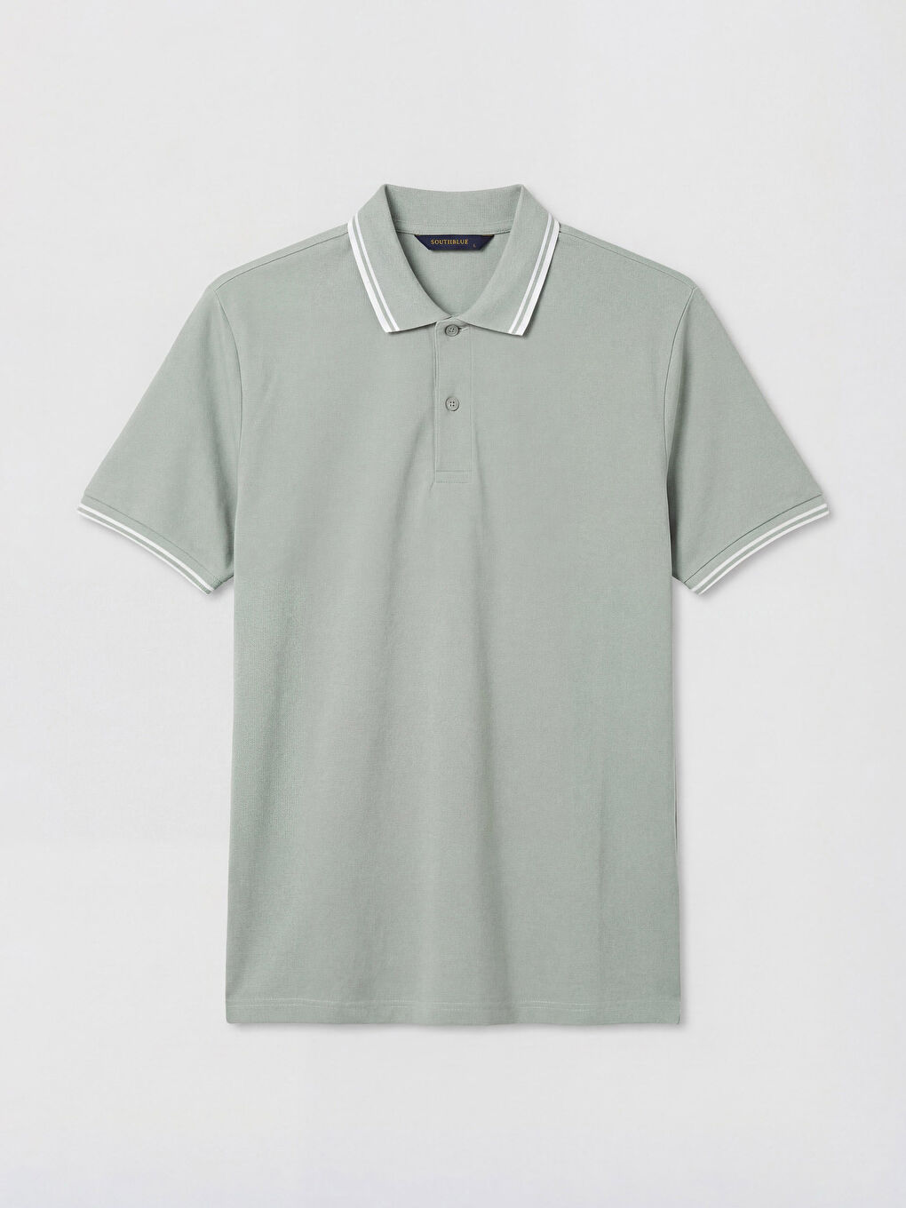 Polo Collar Men's Pique T-Shirt-2