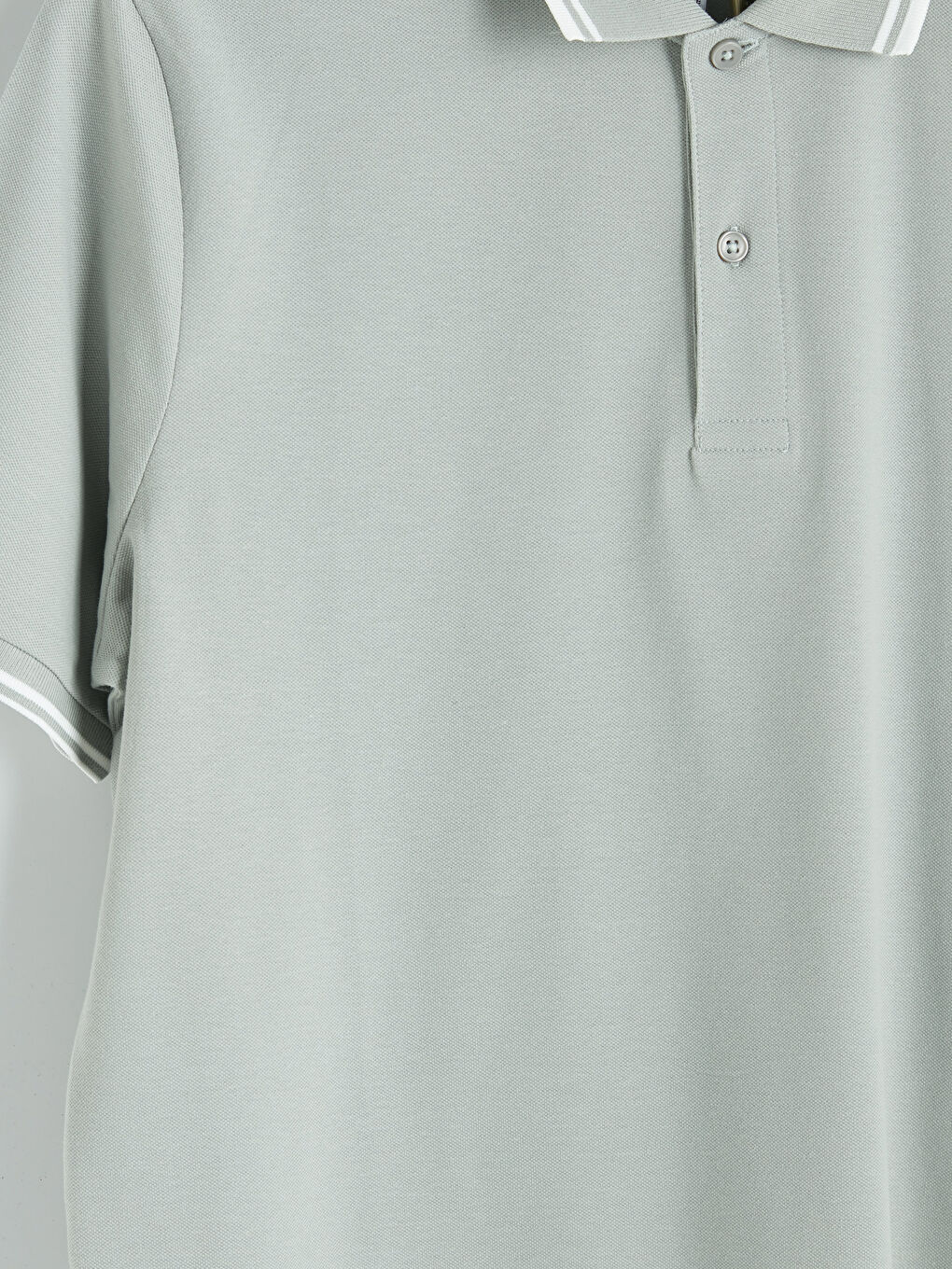 Polo Collar Men's Pique T-Shirt-4