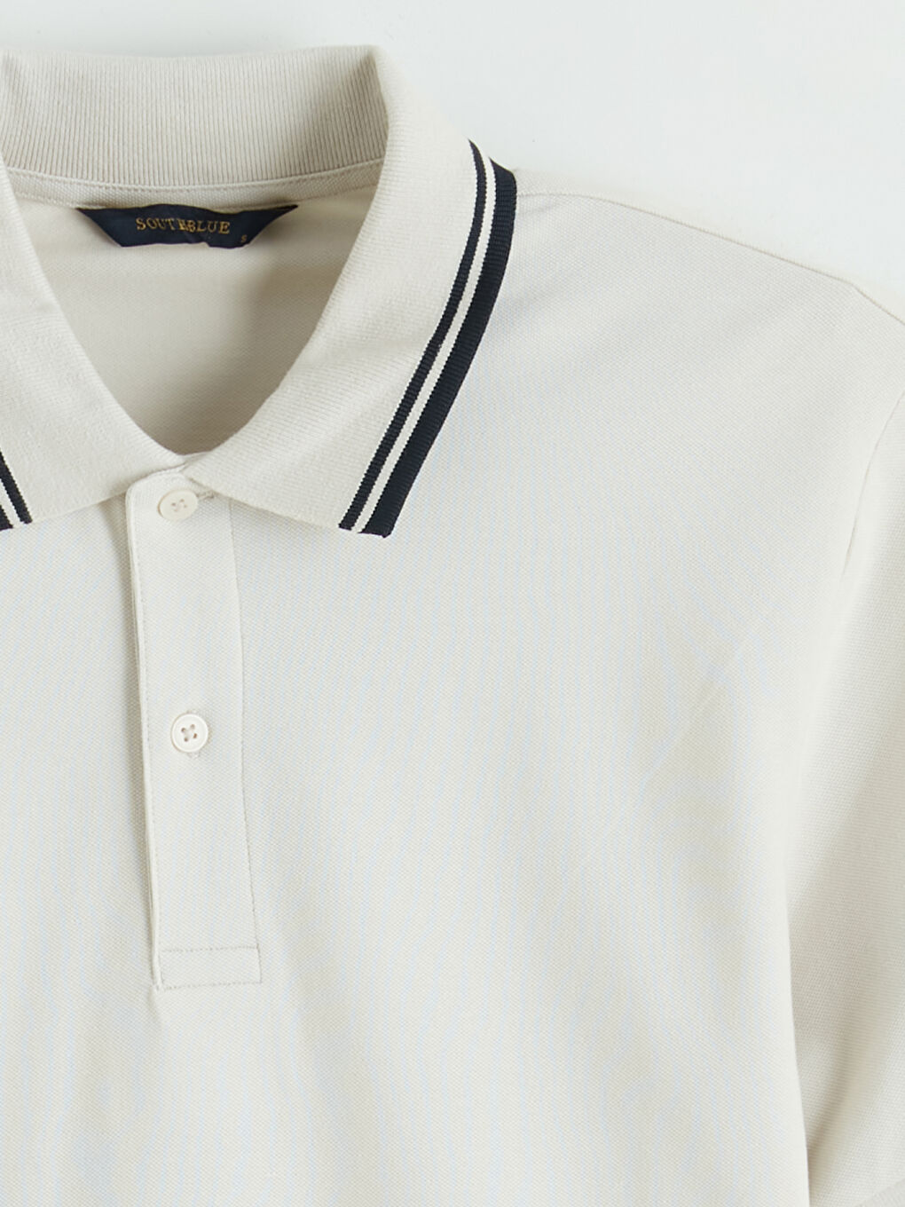 Мъжка пике тениска с поло яка-5