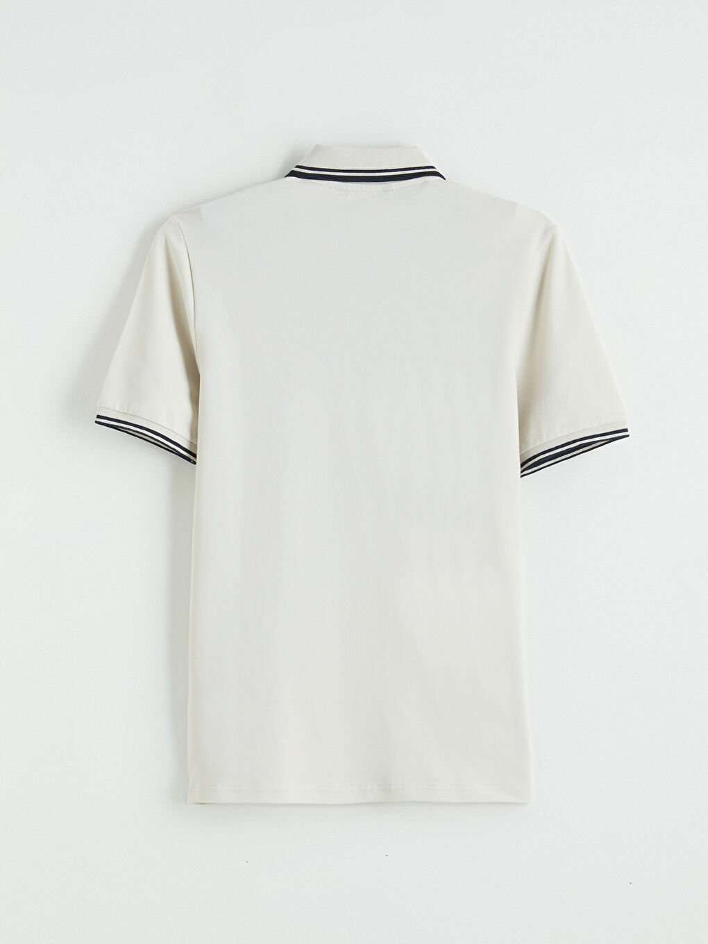 Мъжка пике тениска с поло яка-6