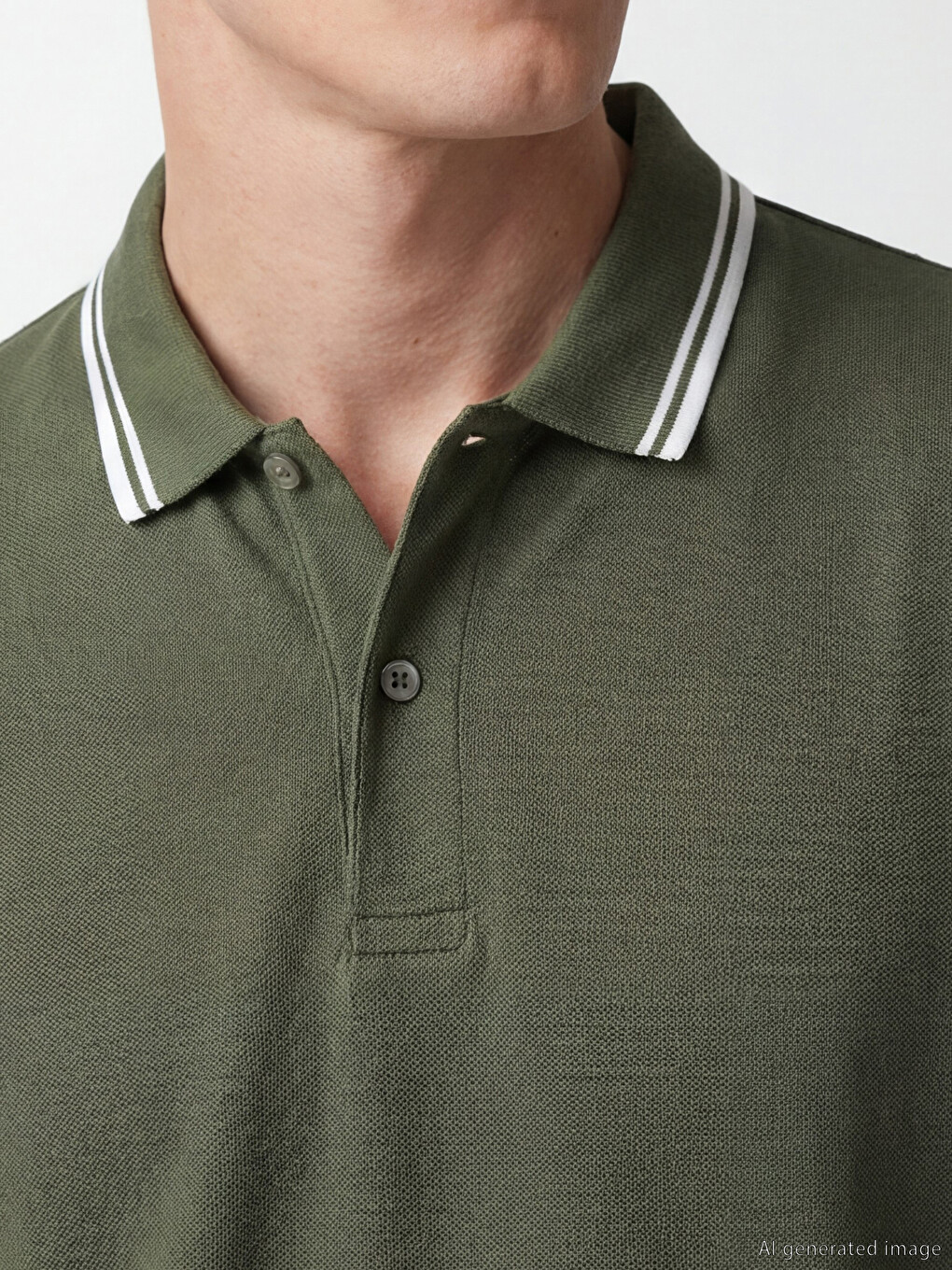 T-shirt Pique Me Jakë Polo Për Burra-2