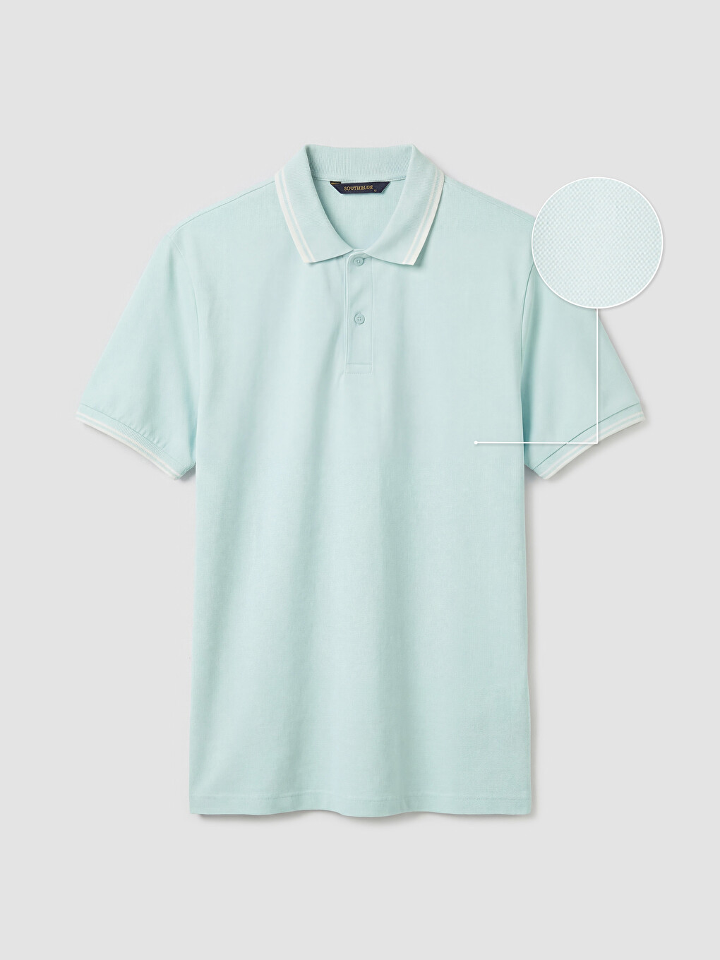 Mavi Polo Yaka Erkek Pike Tişört-2
