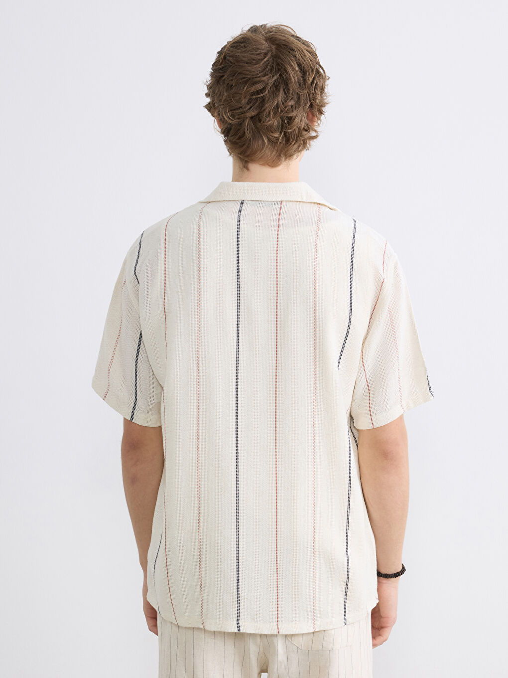 Bej Regular Fit Erkek Gömlek-3