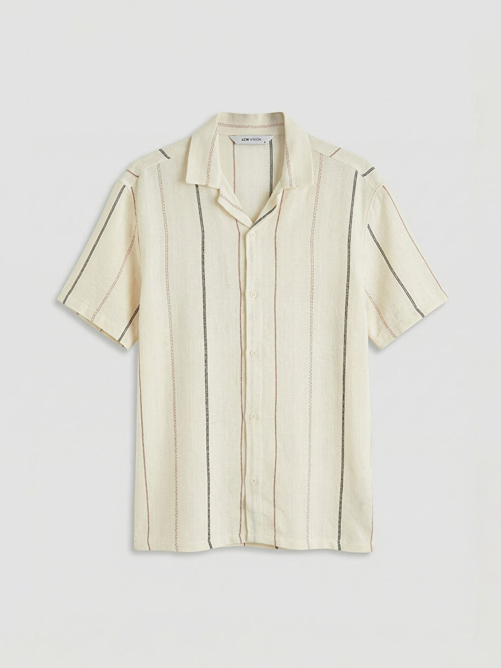 Bej Regular Fit Erkek Gömlek-4