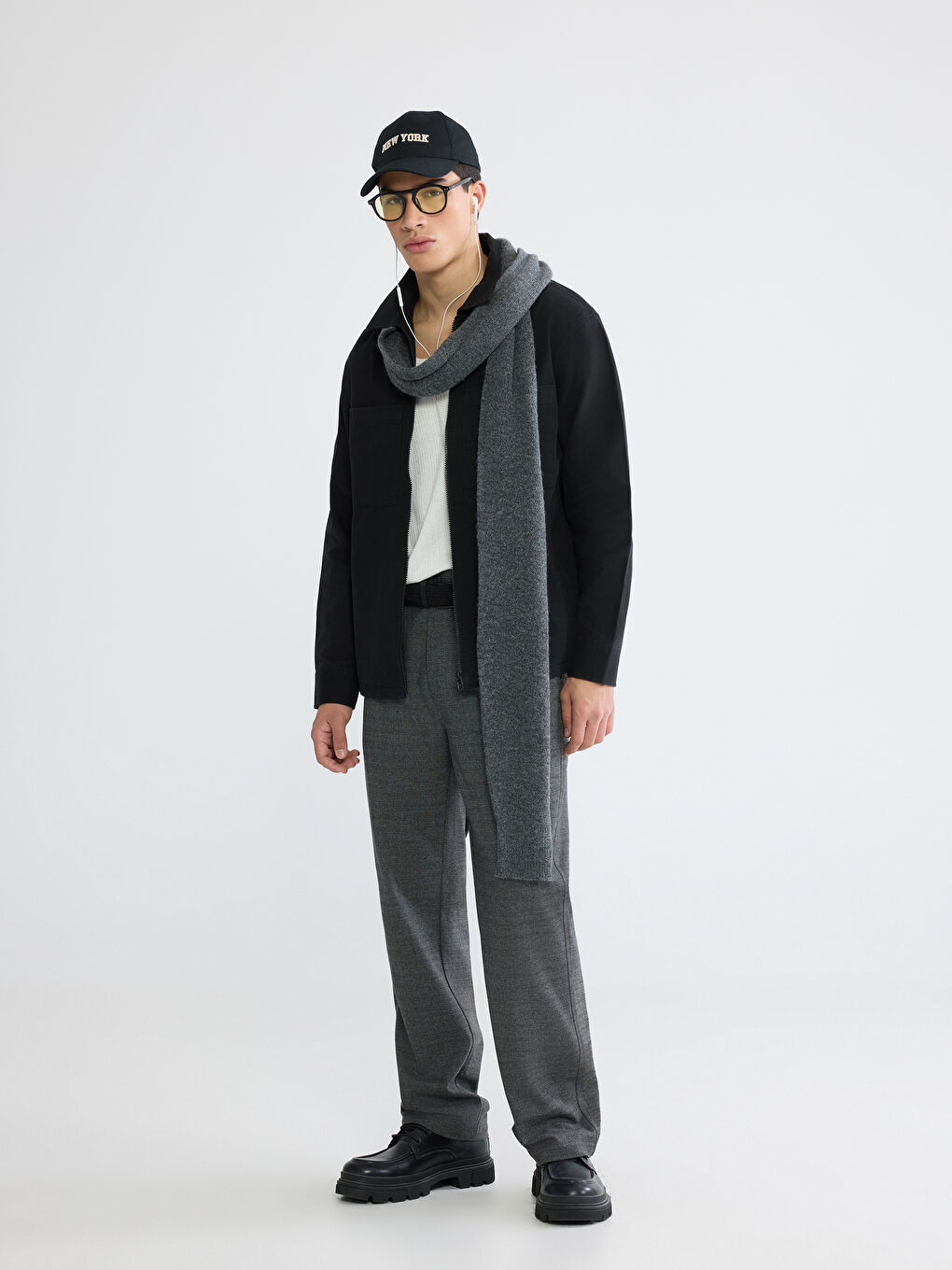 Мужчины Черный Верхняя рубашка-1