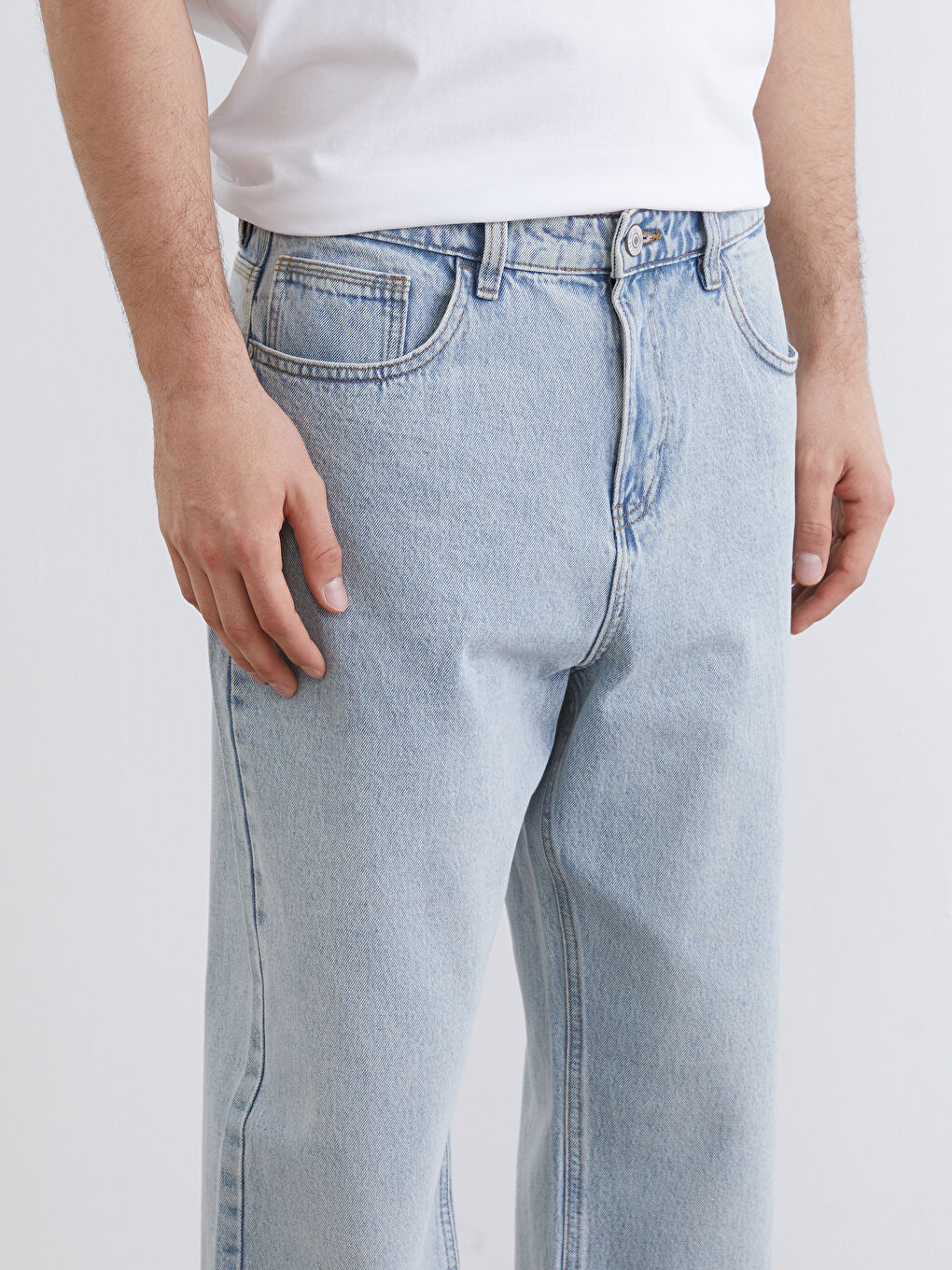 Men's Baggy Fit Jeans-2