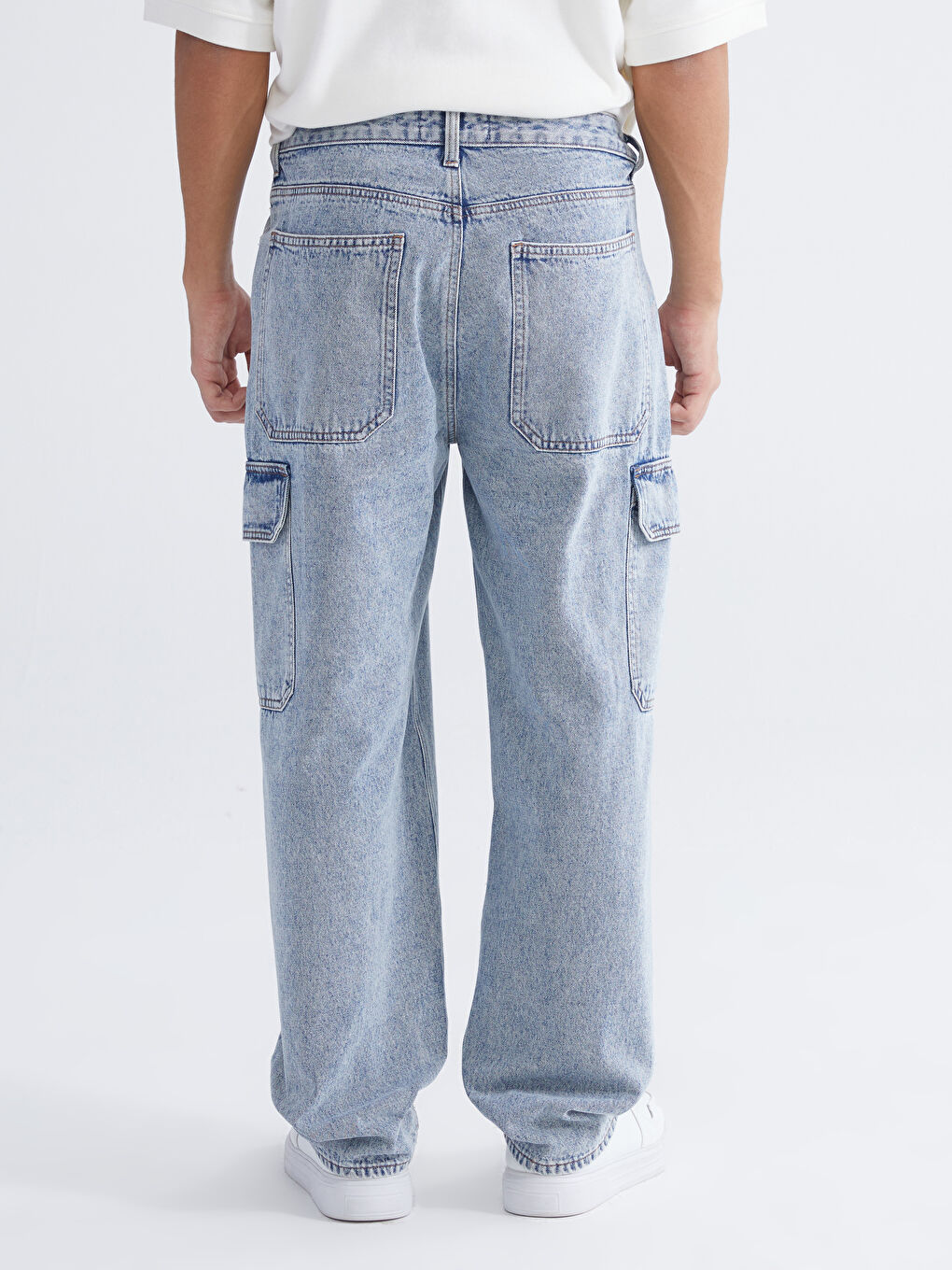 جينز نيلي رجال-3