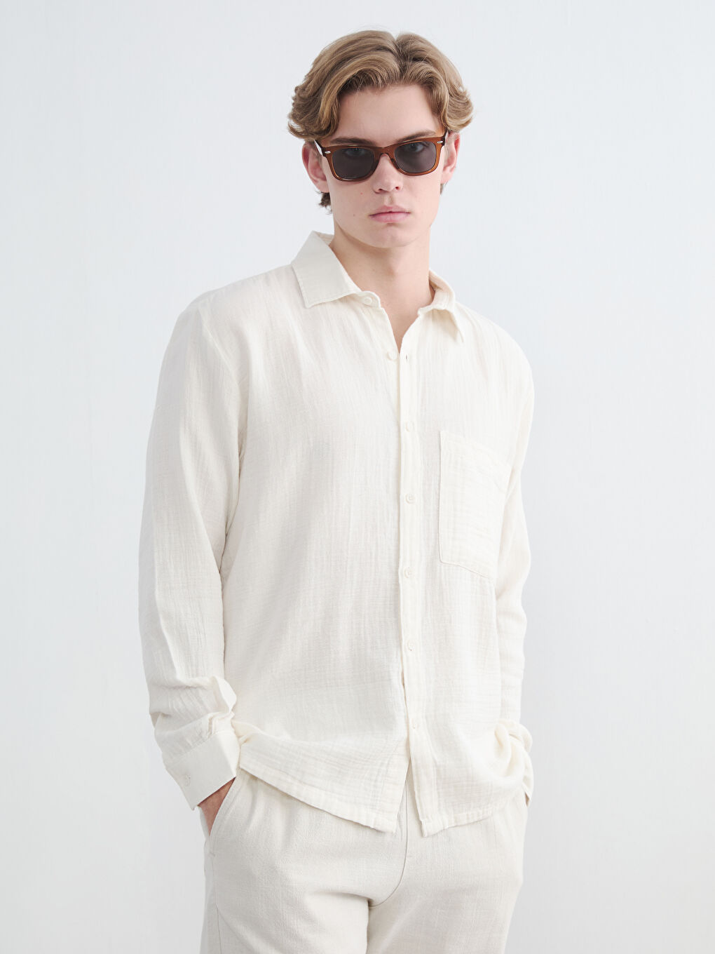 Muškarac EKRU Košulja