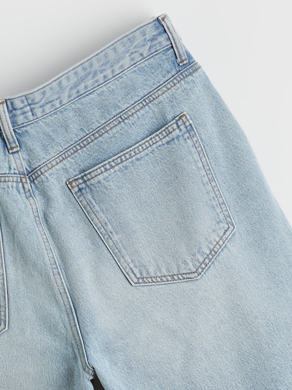 Мужчины Индиго Джинсы-5