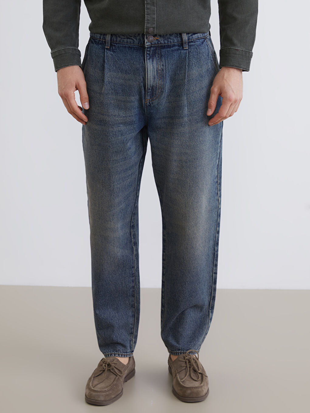 Ерлер ИНДИГО Джинсы шалбар-1