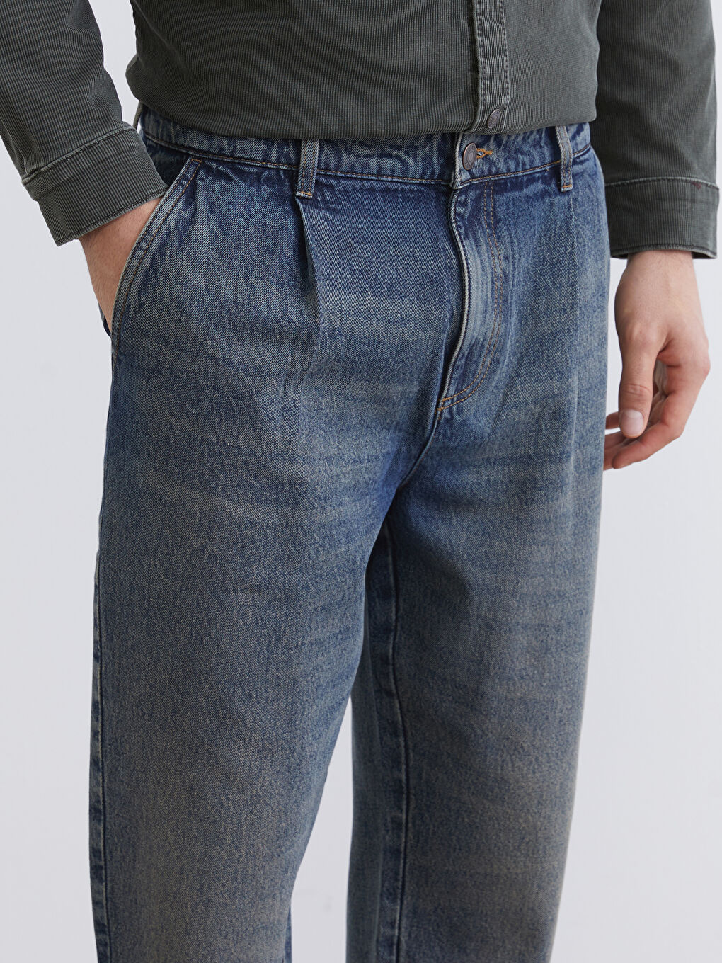 Ерлер ИНДИГО Джинсы шалбар-2