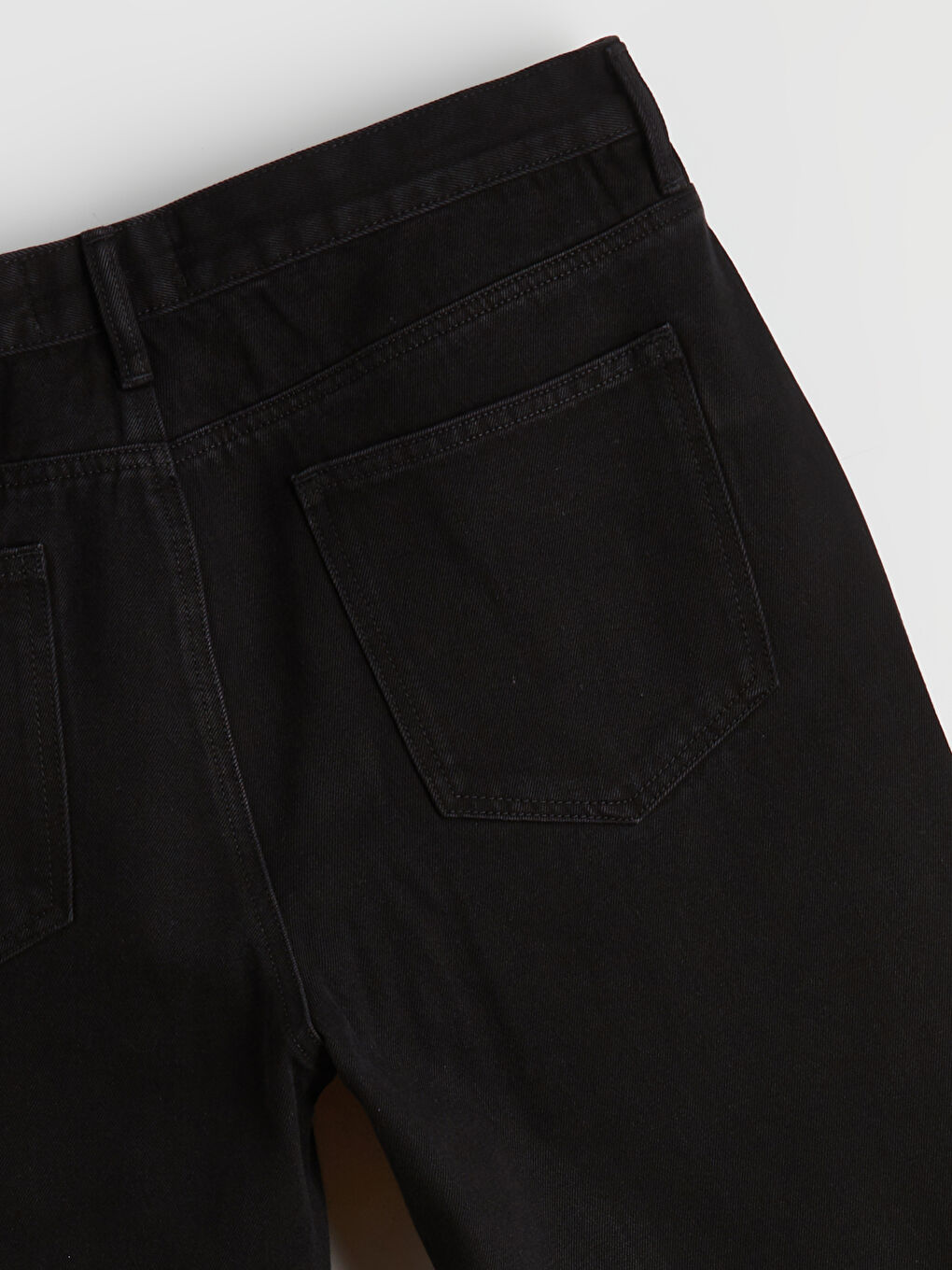 Мужчины Черный Джинсы-5